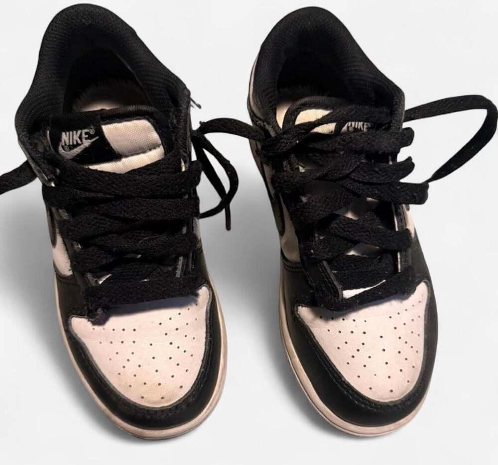 Nike Dunk Low Retro Black White (Panda) Toddler Size 12C